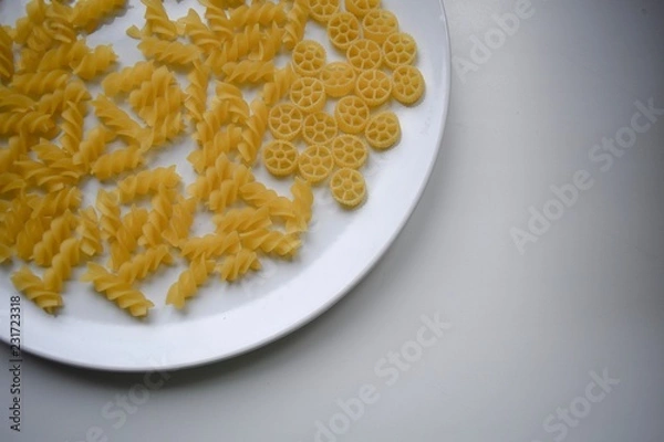 Obraz pasta on a plate