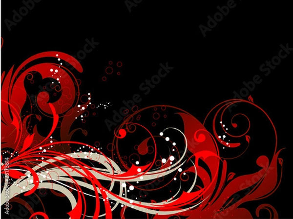 Obraz Floral abstract illustration