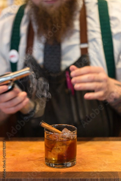 Fototapeta Drink and Bartender 