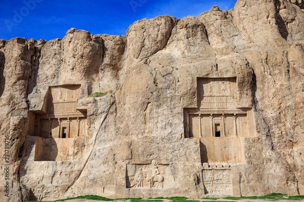 Obraz Iran - Naqsh-e Rustam - The tomb of Serse