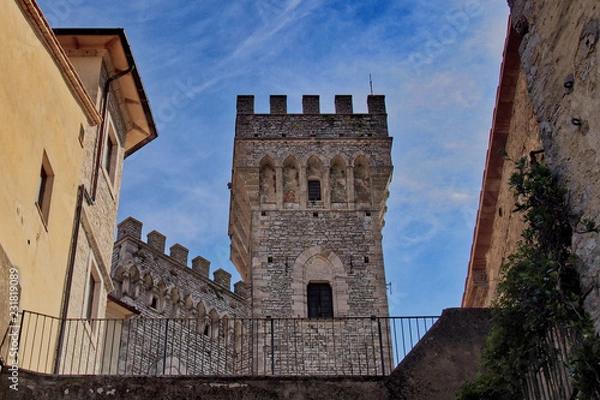 Obraz Old castle in Tuscany (San Casciano dei Bagni)