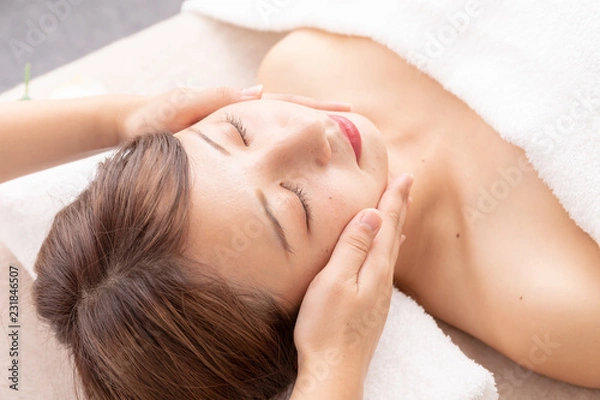 Obraz 女子力　エステ　サロン　マッサージ　イメージ　