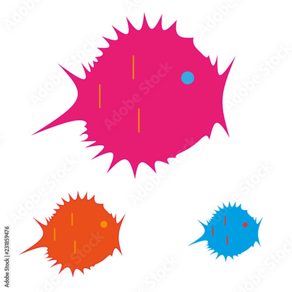Obraz fish vector illustration