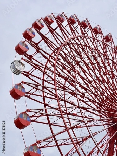 Fototapeta 赤い観覧車