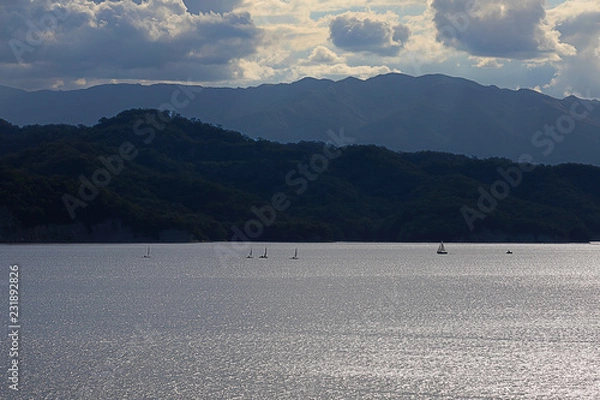 Obraz lake with mountains