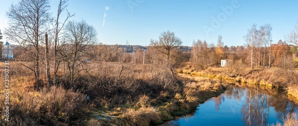 Fototapeta autumn field