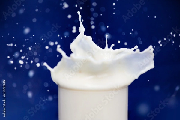 Obraz milk splash