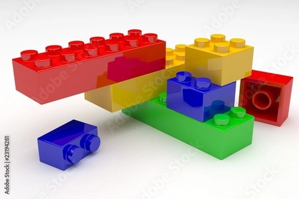 Obraz Mattoncini colorati 2