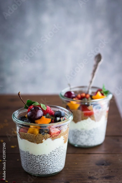 Fototapeta Chia Jars