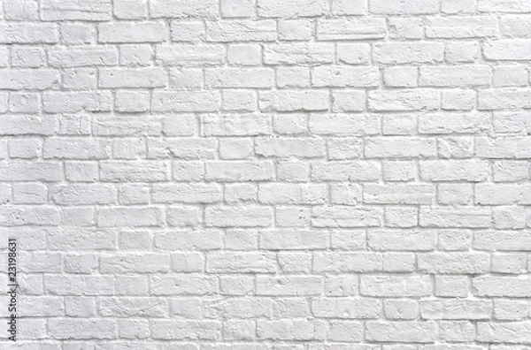 Obraz A white brick wall
