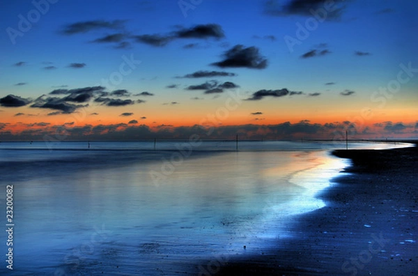 Obraz Sonnenuntergand Nordseeinsel
