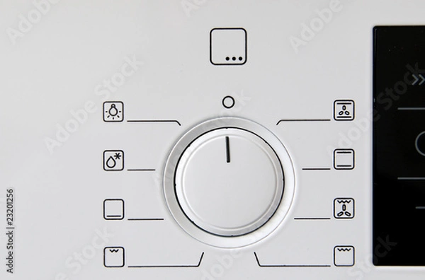 Fototapeta Modern kitchen stove control panel