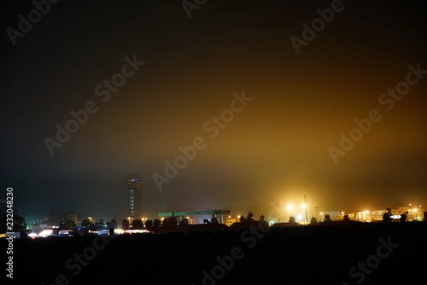 Fototapeta 大洗町の夜景