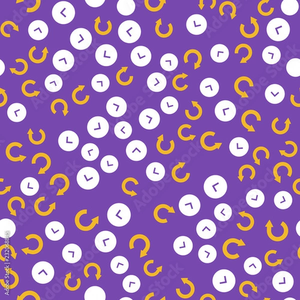 Obraz Different Arrows.  Seamless vector EPS 10 Pattern. Texture for print and Banner. Flat style