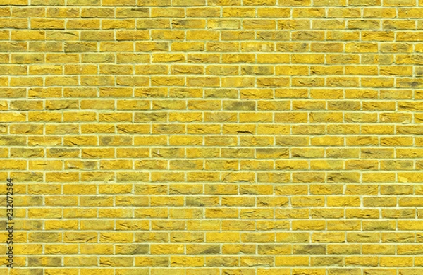 Obraz Yellow British Brickwall 01