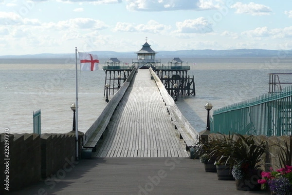 Obraz Clevedon Pier, England