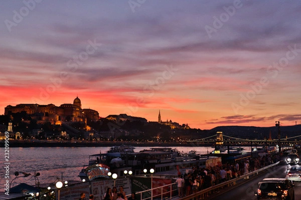 Obraz Budapest Sunset