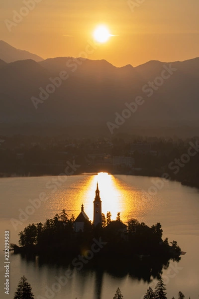Obraz Bled Sunrise