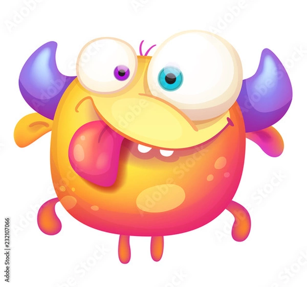 Obraz Cute Funny Monster