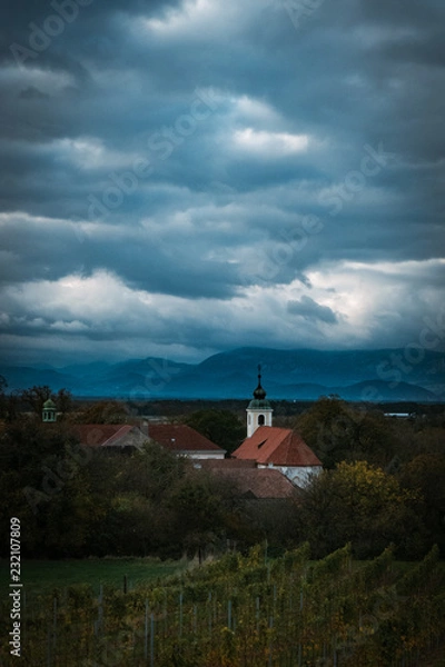 Fototapeta Herbsthimmel