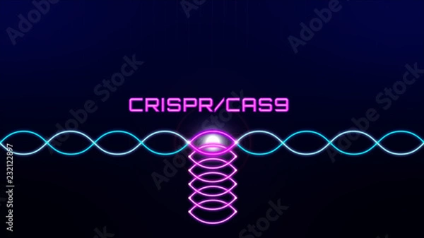 Fototapeta Future Crispr/Cas9
