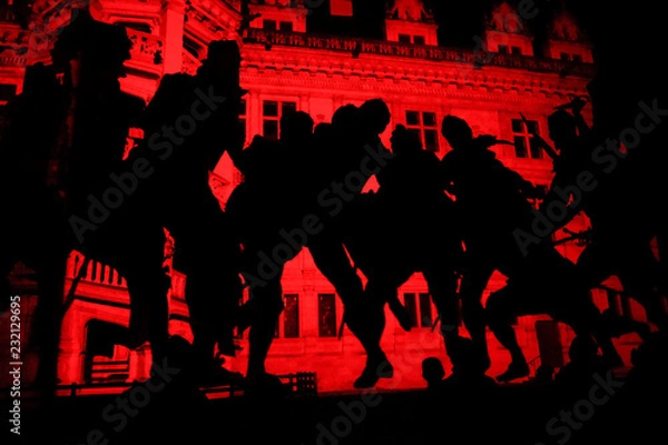 Fototapeta Illumination of Castle of Blois