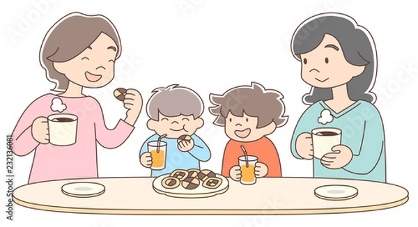 Obraz コーヒー_ママ友