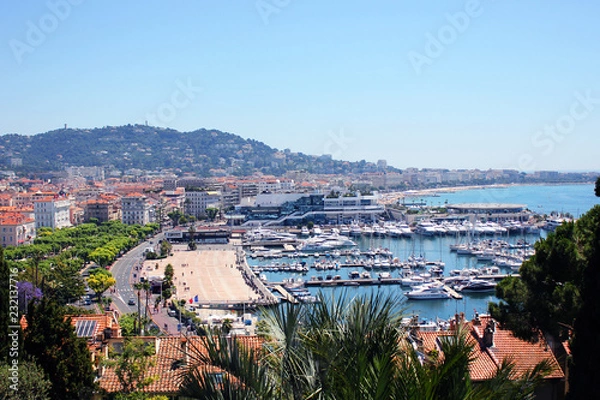 Obraz カンヌの街並み