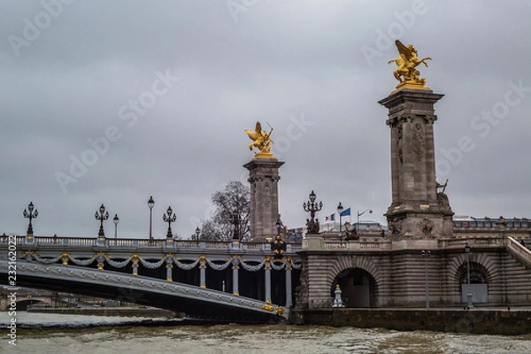 Obraz bridge in paris