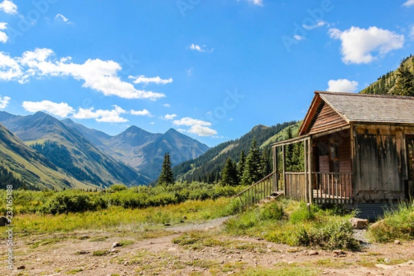 Obraz house in the mountains