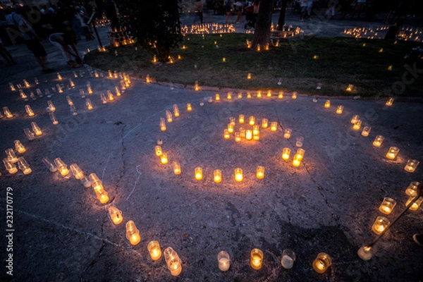 Obraz Espiral de velas