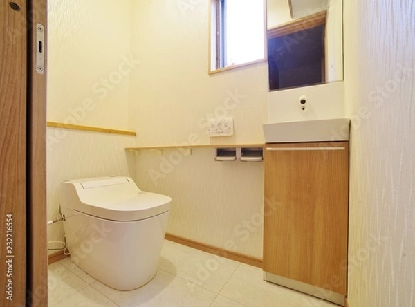Obraz 日本の住宅のトイレ