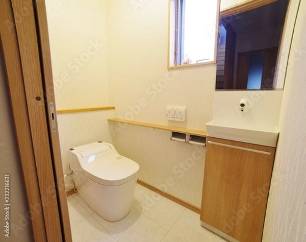 Obraz 日本の住宅のトイレ
