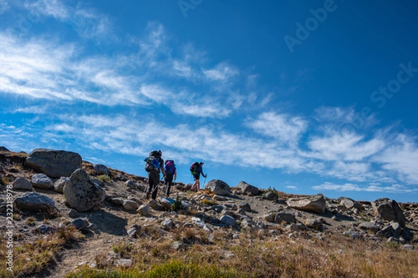 Obraz Hiking Crew in Wind River Range