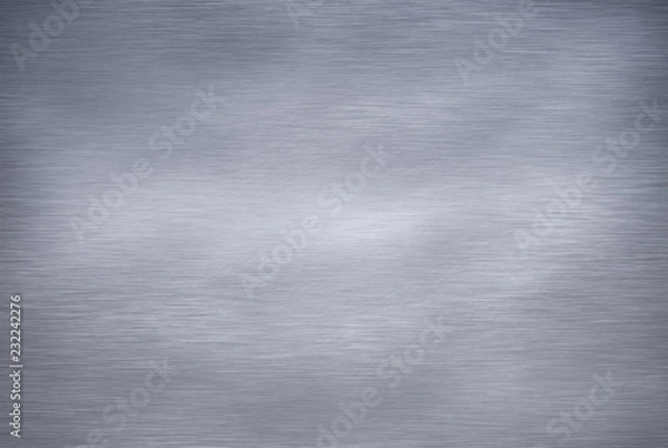 Obraz Brushed steel plate background texture horizontal