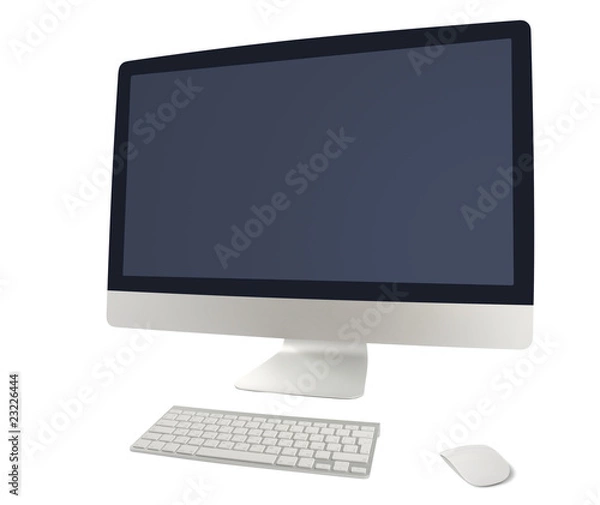 Obraz Style Computer With Keyboard And Mouse