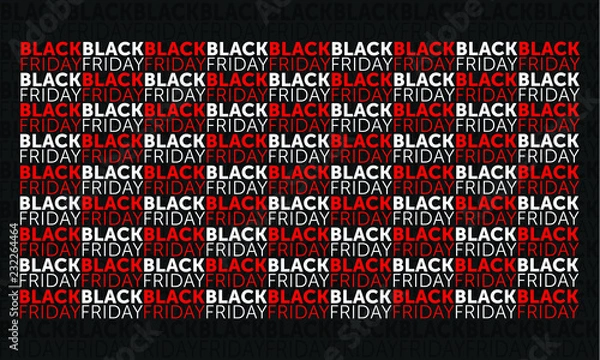 Fototapeta Black Friday Poster vector