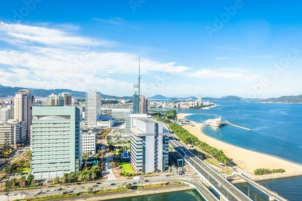 Fototapeta 百道浜