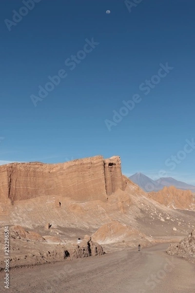 Fototapeta moon over moon valley