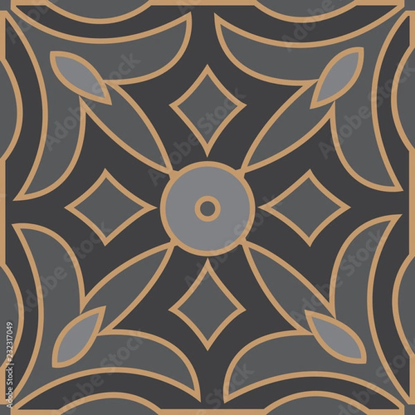 Obraz Mural decorative geometric seamless pattern