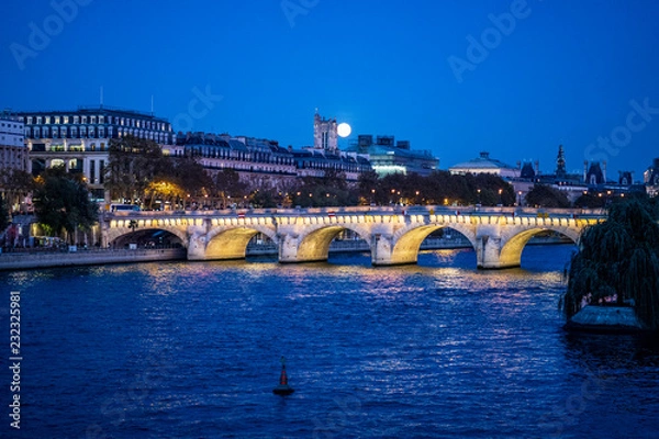 Obraz Night at the brigde