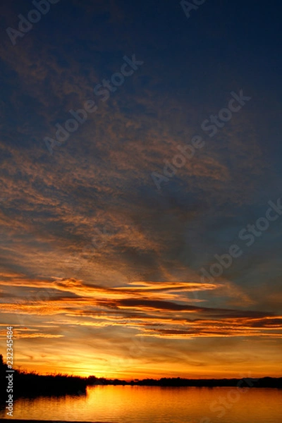 Obraz Tarde de Otoño en el lago