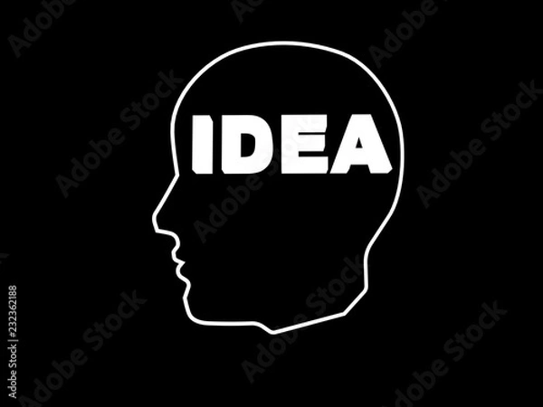 Fototapeta icon idea