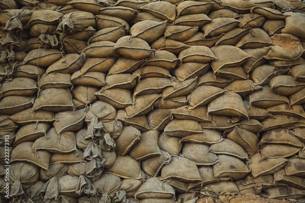 Fototapeta Sandsäcke 