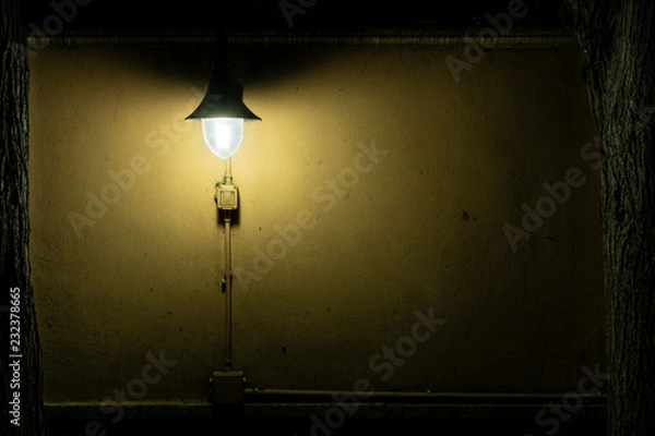 Fototapeta Muro Illuminato