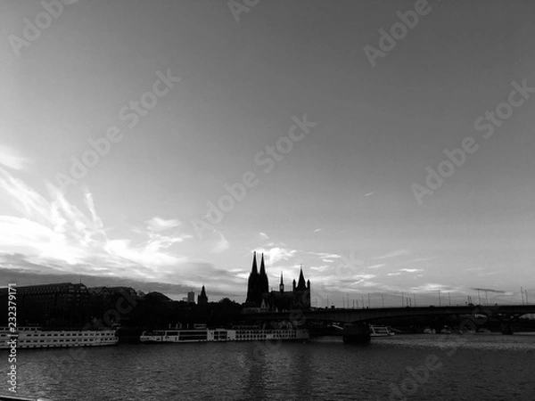 Obraz Cologne Cathedral SIlhouette 