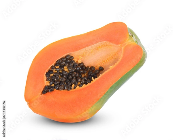 Obraz papaya isolated on white background