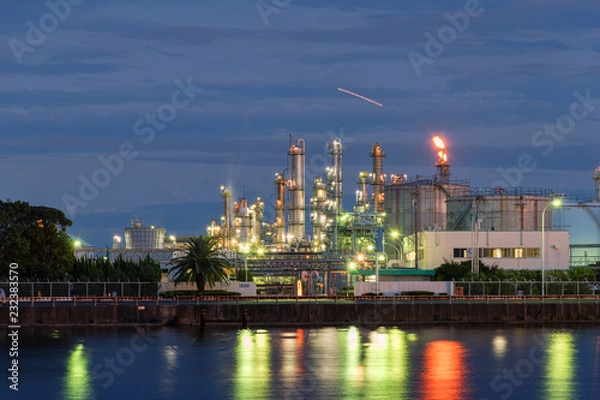 Obraz 工場夜景 (10月)