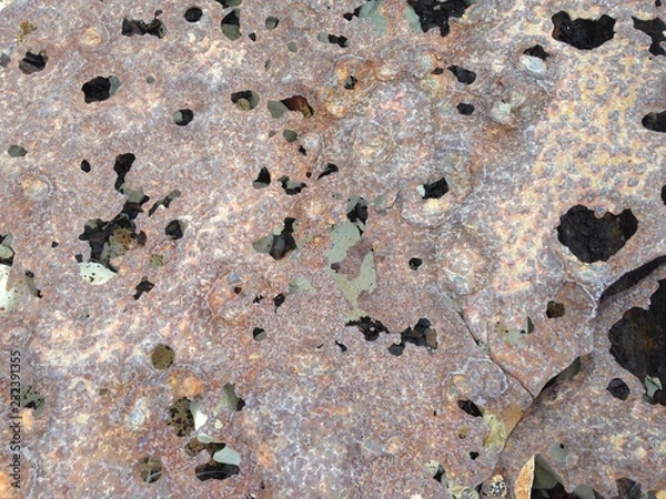 Obraz 錆びた鉄板