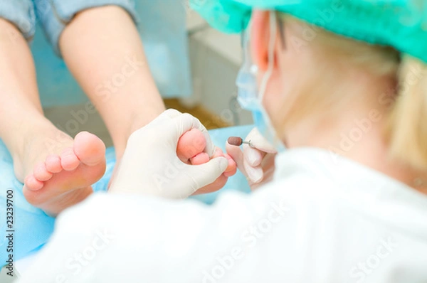 Obraz Pedicure in process